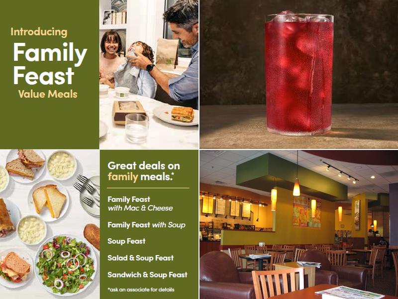 Panera Bread Menu