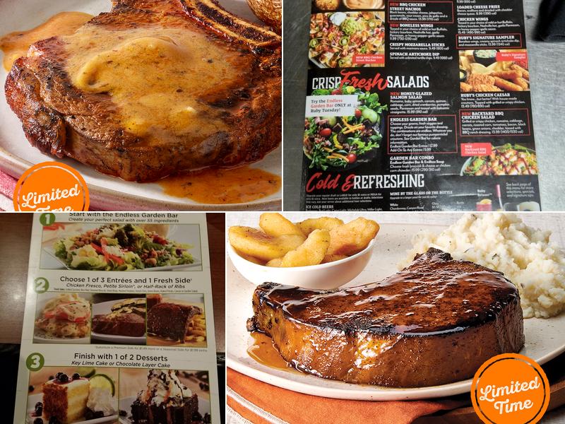 Ruby Tuesday Menu
