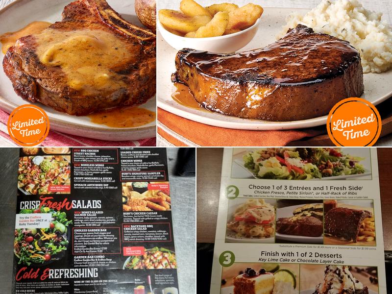 Ruby Tuesday Menu