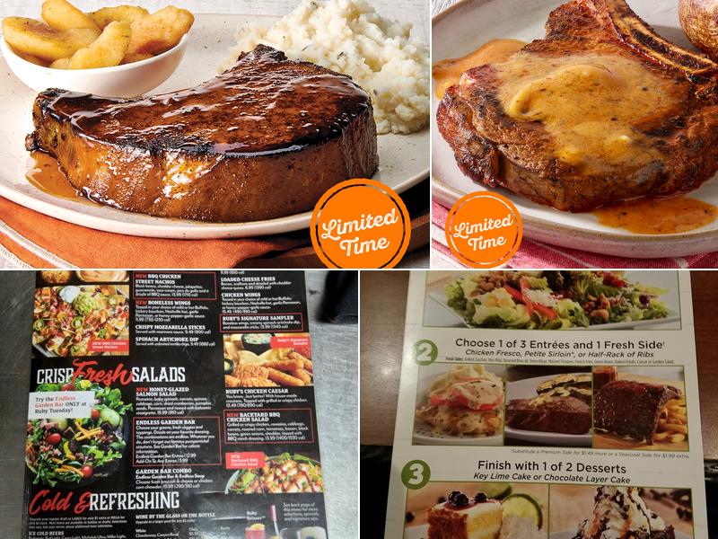 Ruby Tuesday Menu