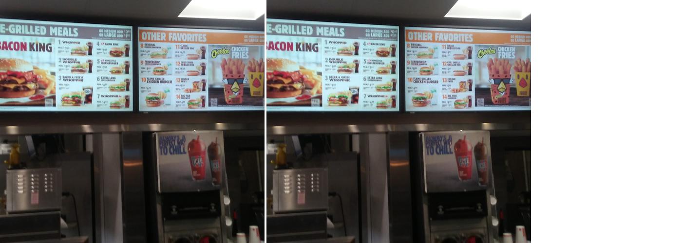Burger King Menu