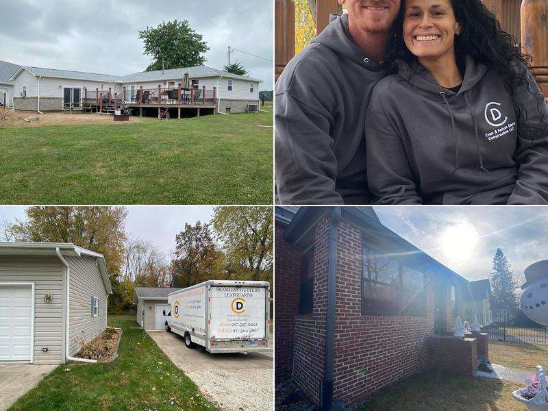 Evan and Felicia Davis Construction (local Gutter company)