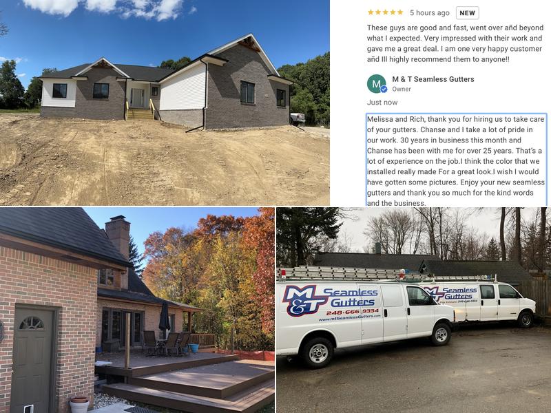 M & T Seamless Gutters