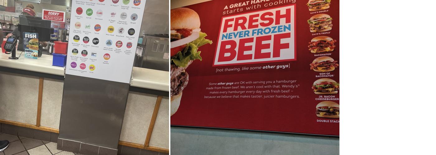 Wendy's Menu