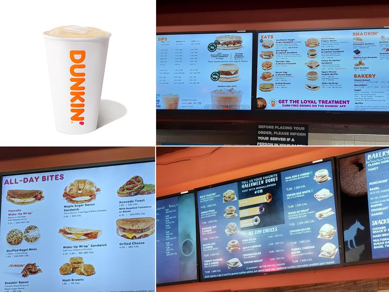 Dunkin' Menu
