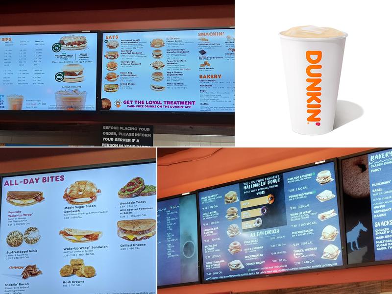 Dunkin' Menu