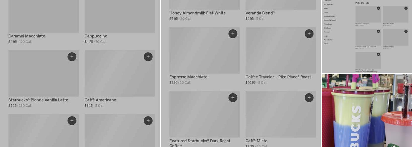 Starbucks Menu