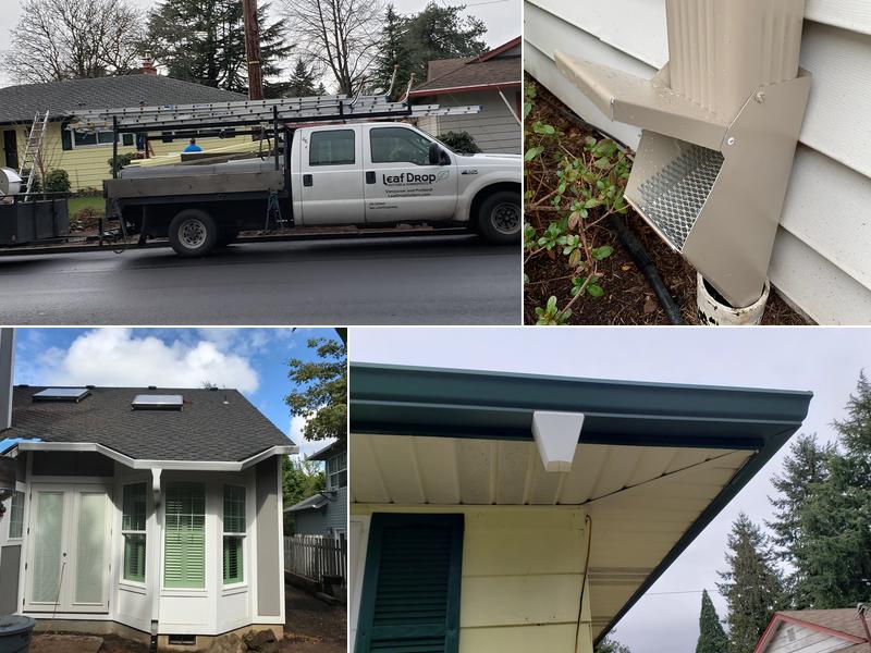 LeafDrop Gutters and Downspouts