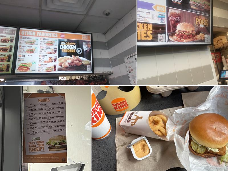 Burger King Menu