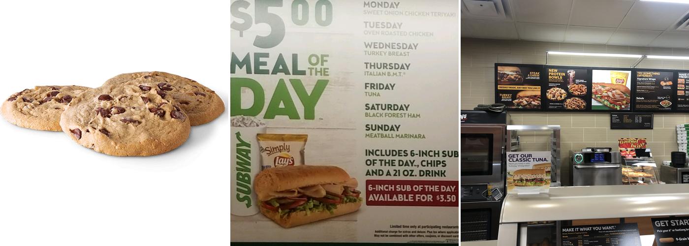 SUBWAY Menu