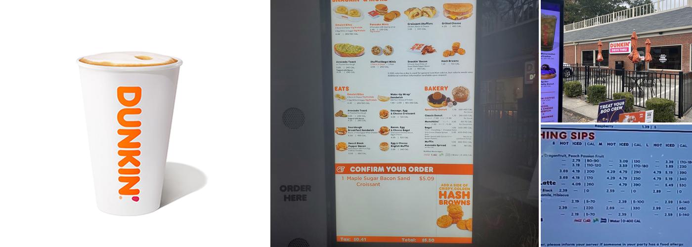 Dunkin' Menu