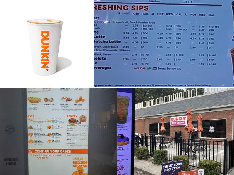 Dunkin' Menu