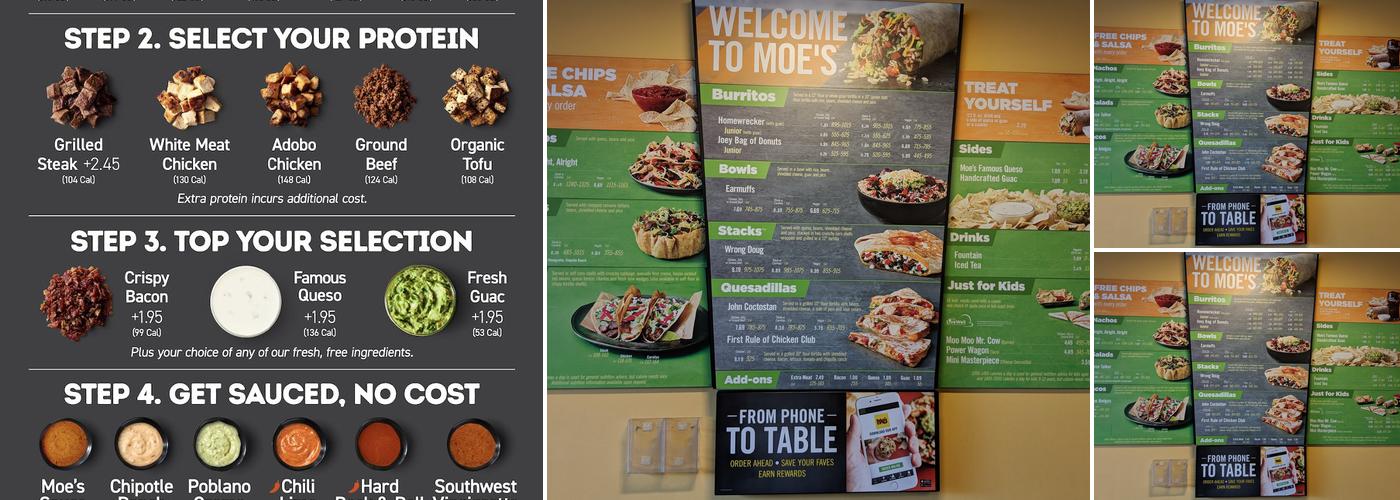 Moe's Southwest Grill Menu