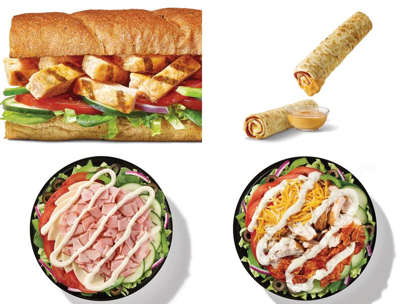 Subway Menu