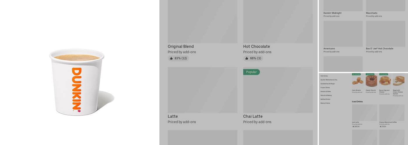 Dunkin' Menu