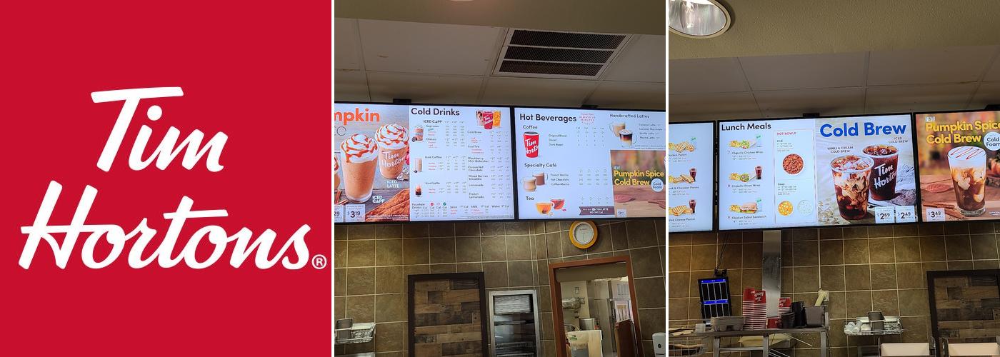 Tim Hortons Menu