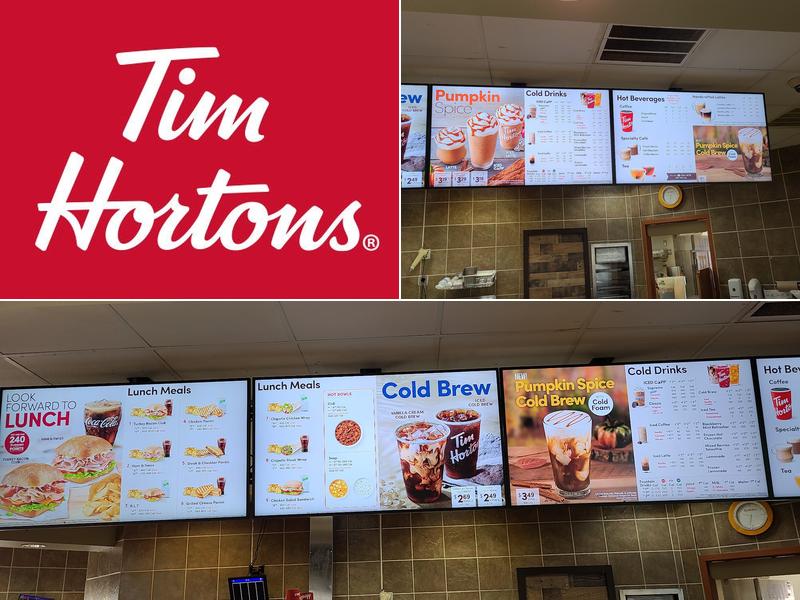 Tim Hortons Menu