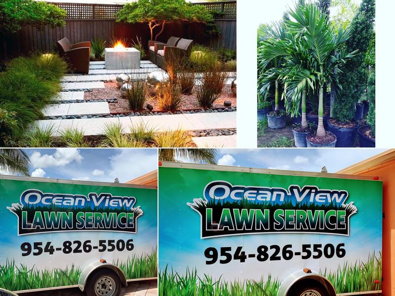 Ocean view lawn service