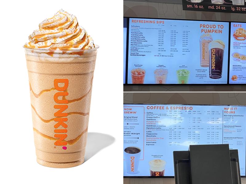Dunkin' Menu