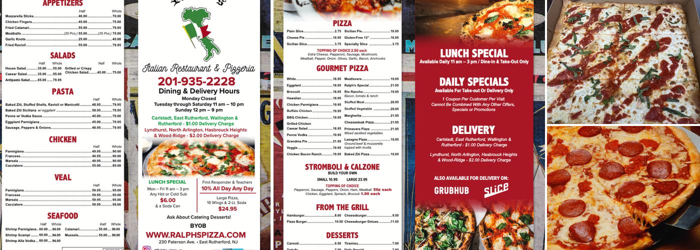 Ralph’s Menu