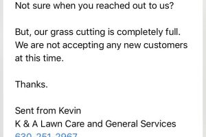 K&R Landscaping, Inc. 11952 S Spaulding School Dr, Plainfield Illinois 60585