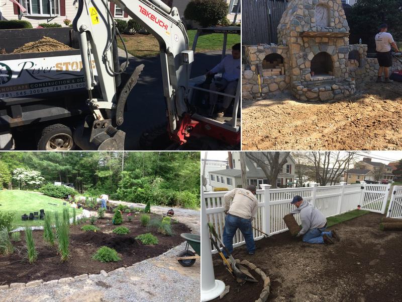 River Stone Landscape