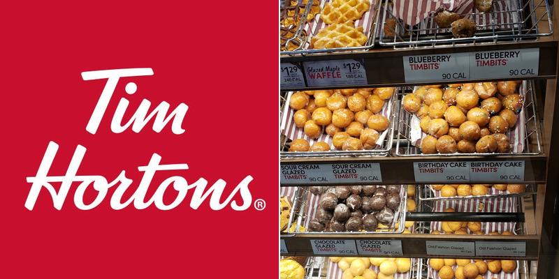 Tim Hortons Menu