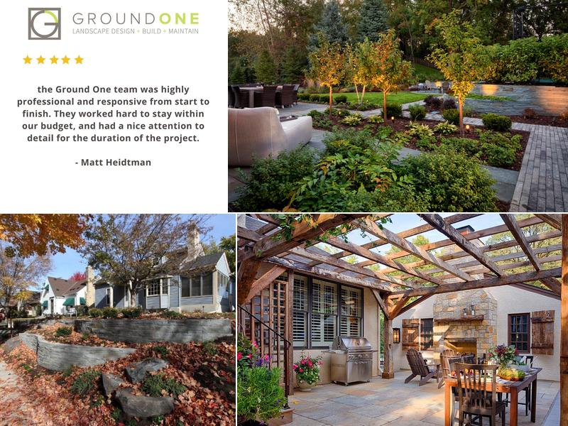 Ground One Landscape Design + Build + Maintain