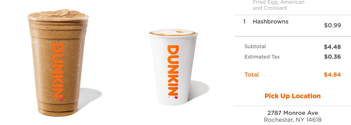 Dunkin' Menu