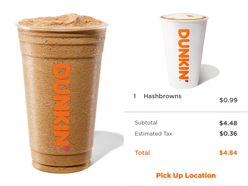 Dunkin' Menu