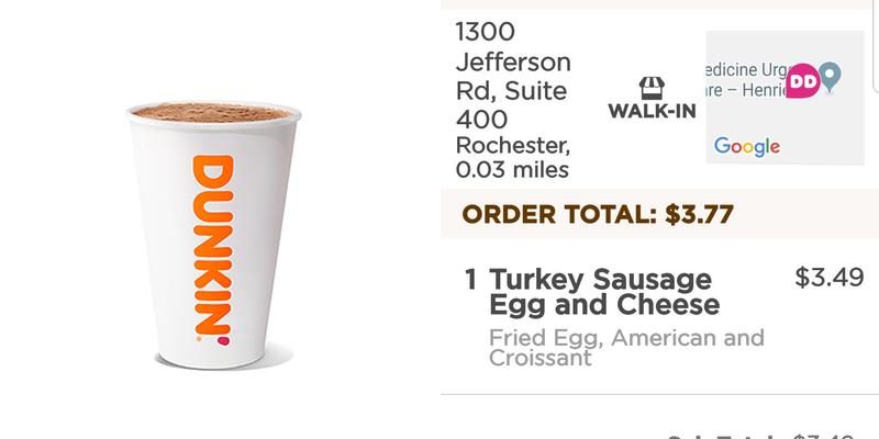 Dunkin' Menu