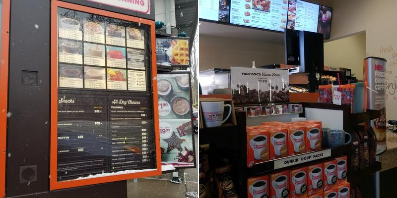 Dunkin' Menu
