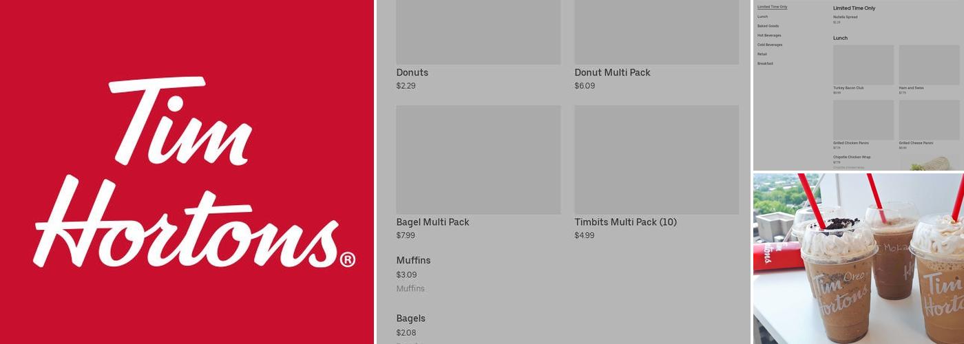 Tim Hortons Menu