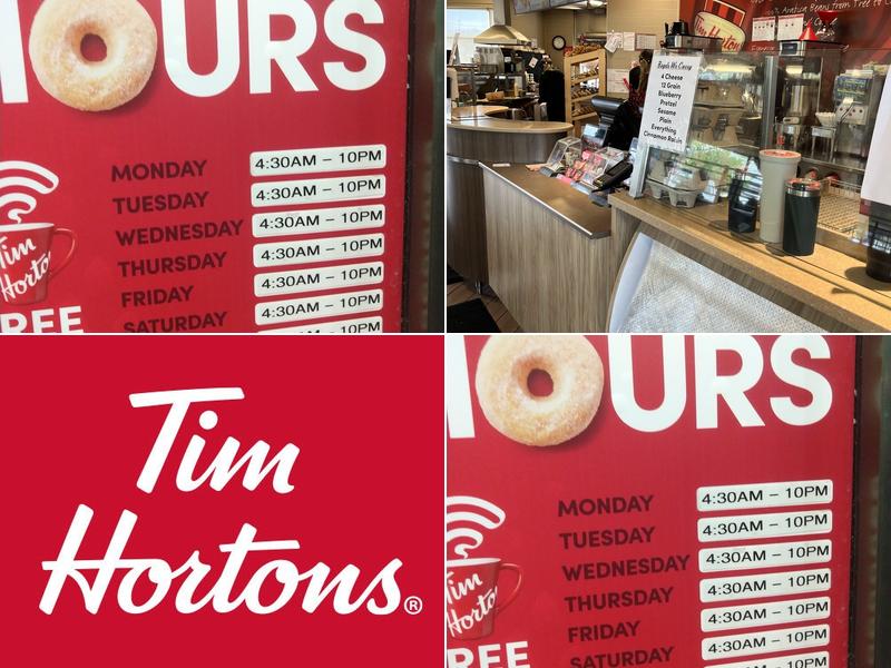 Tim Hortons Menu
