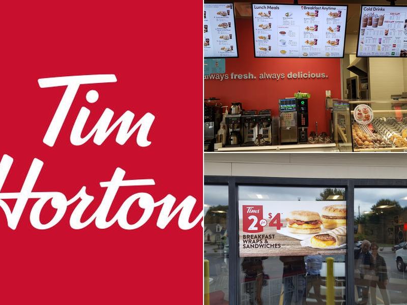 Tim Hortons Menu