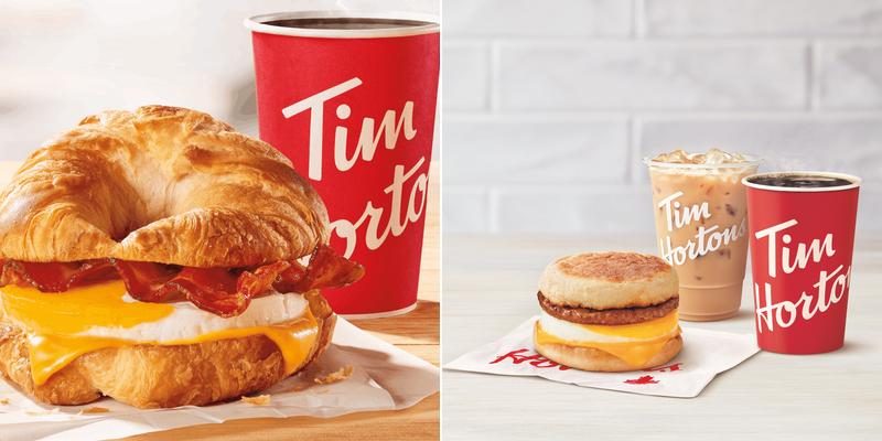 Tim Hortons Menu