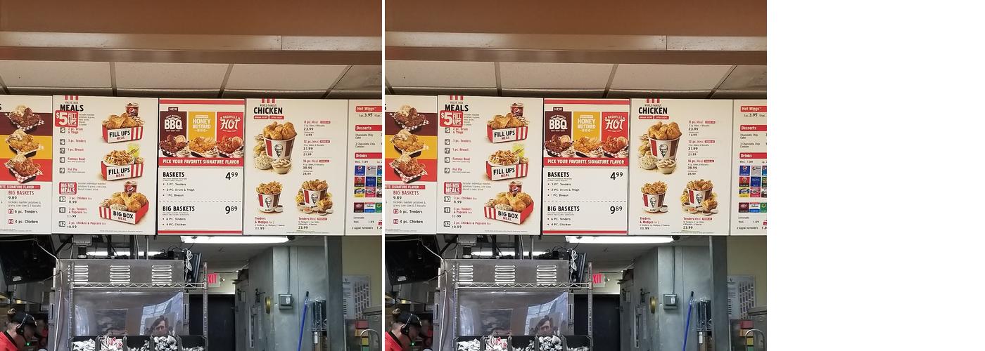 KFC Menu
