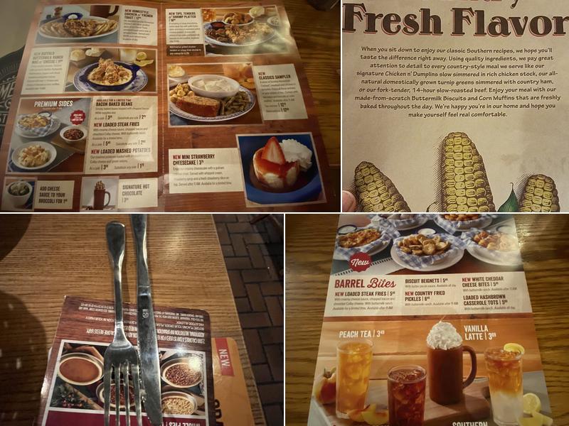 Cracker Barrel Old Country Store Menu
