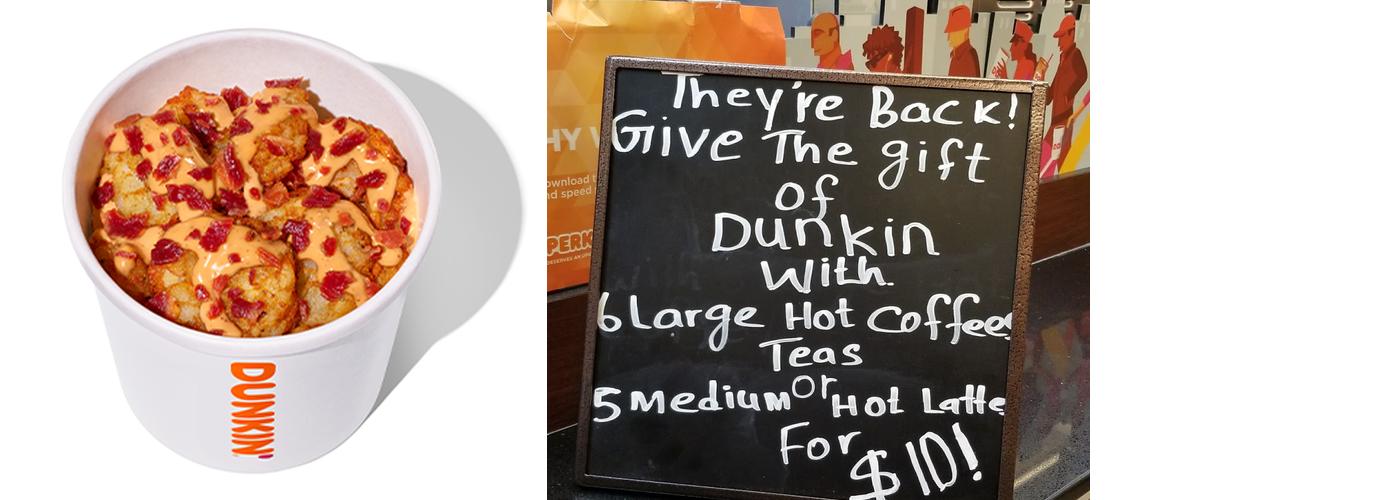 Dunkin' Menu