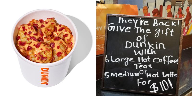 Dunkin' Menu