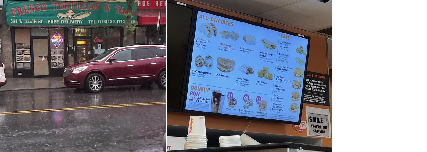 Dunkin' Menu