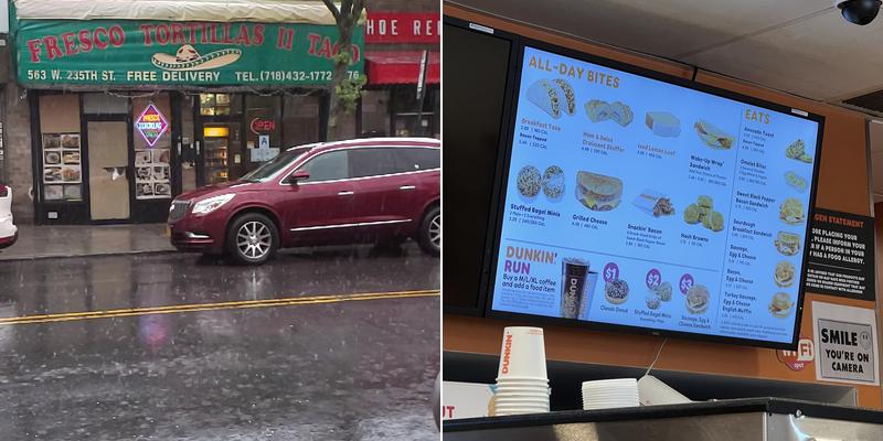Dunkin' Menu