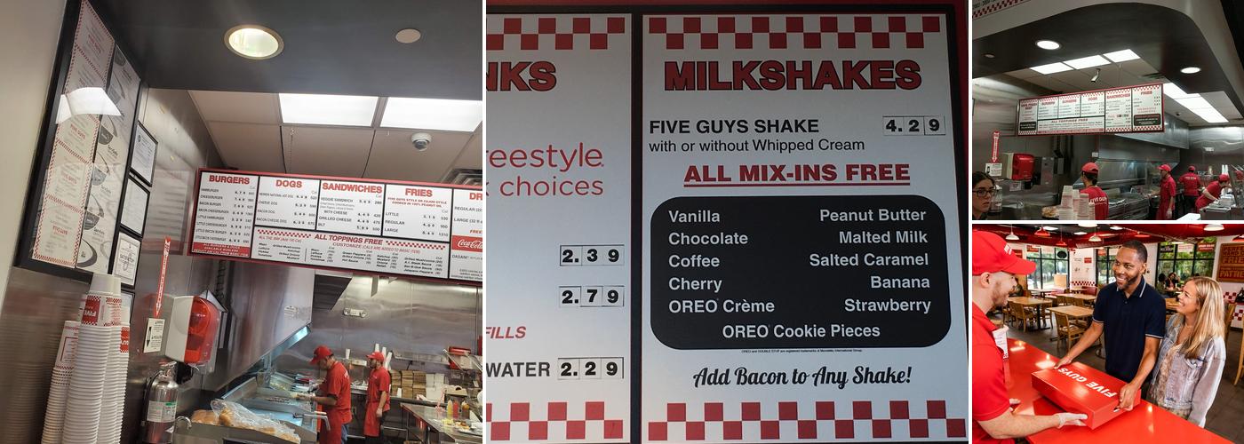 Five Guys Menu
