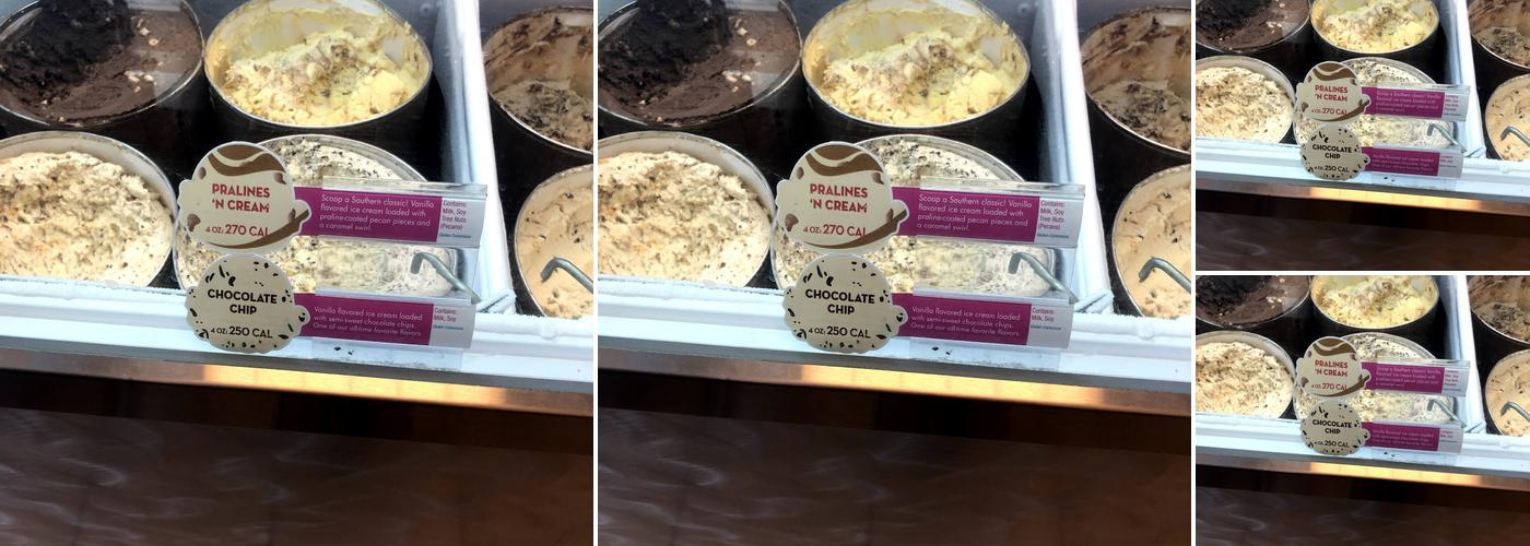 Baskin-Robbins Menu