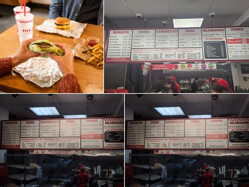 Five Guys Menu