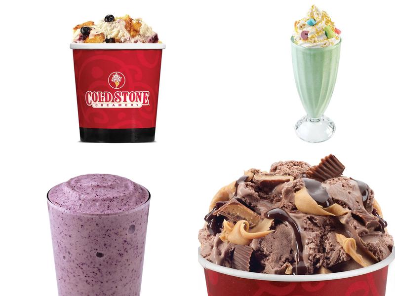 Cold Stone Creamery Menu
