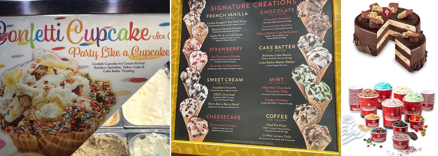 Cold Stone Creamery Menu