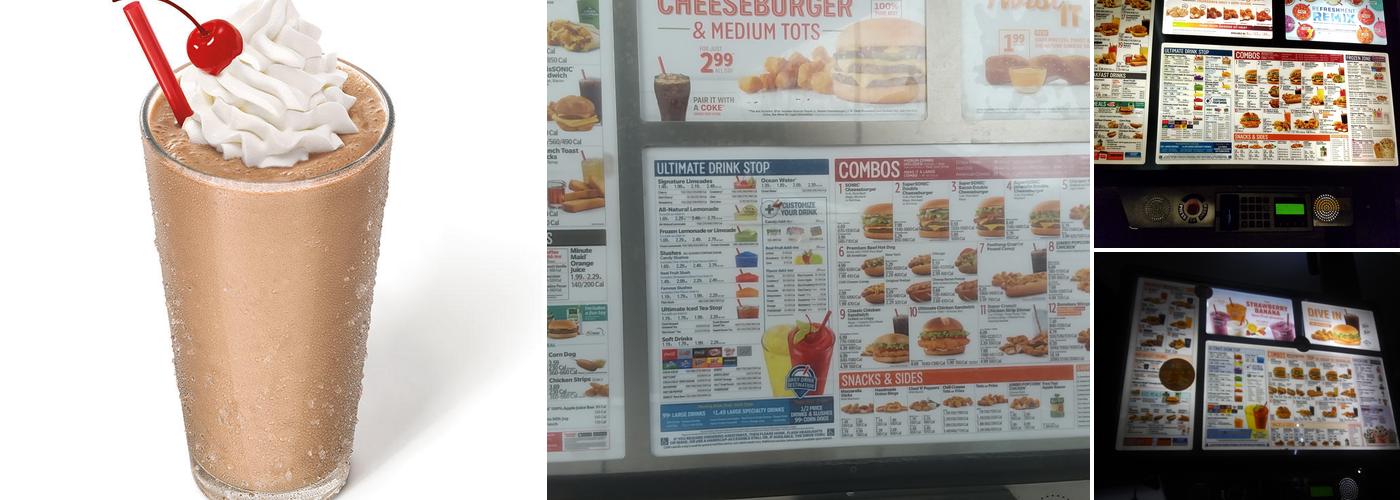 Sonic Drive-In Menu