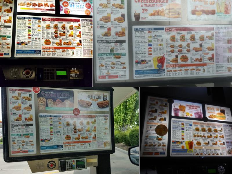 Sonic Drive-In Menu