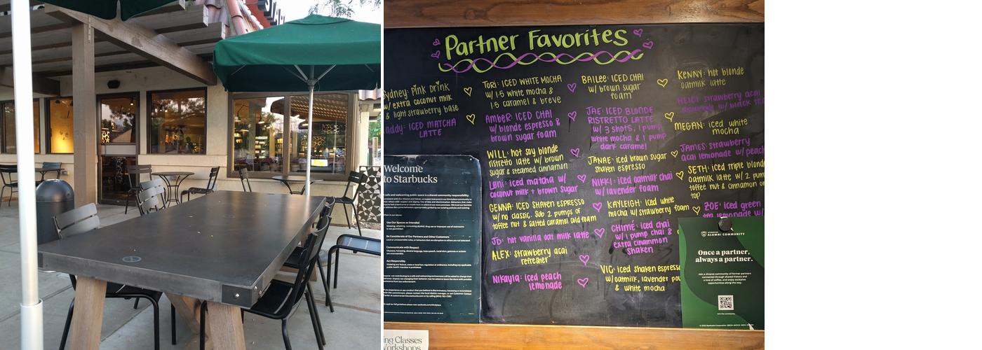 Starbucks Menu